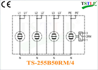 Iimp 50kA Type 1 Voltage Surge Suppressor Untuk Penekanan Surge Voltage Transient